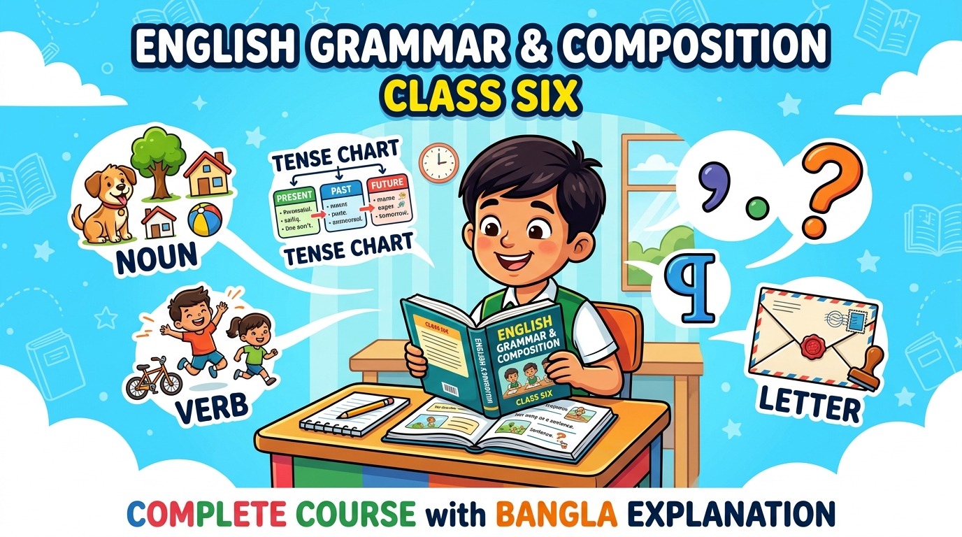 সহজ মাতৃভাষায় ষষ্ঠ শ্রেণীর ইংরেজি পাঠ্য সহায়ক - 978-984-35-9549-2